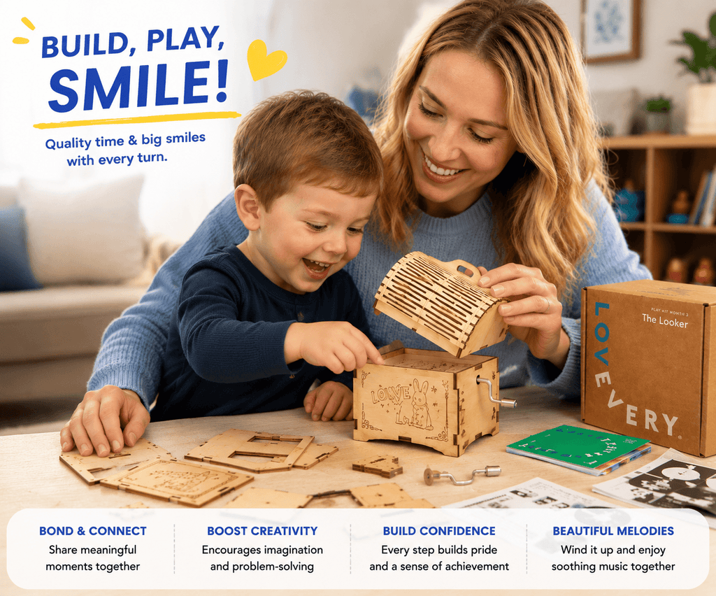 4-in-1 DIY Wooden Music Box Kit