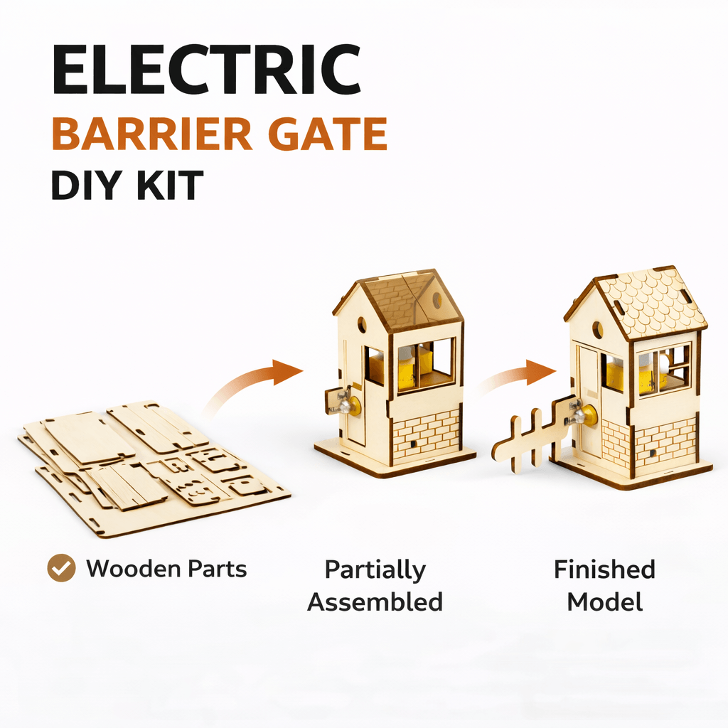 Build Your Own Electric Gate - Fun Motorized DIY STEM Kit for Kids product detail image 2