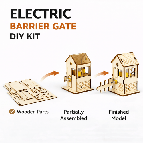 Build Your Own Electric Gate - Fun Motorized DIY STEM Kit for Kids product detail image 2