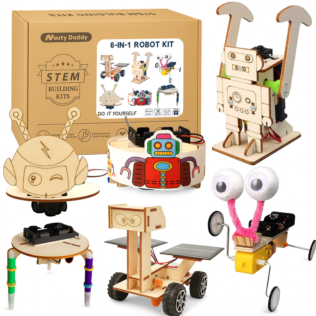 6-in-1 DIY Robot STEM Building Kit for Hands-On Learning & Creativity product detail image 7