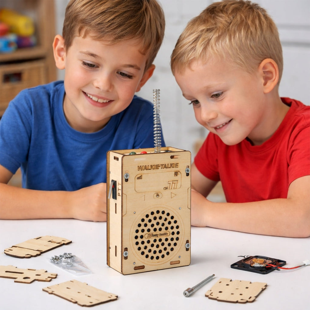 Build Your Own Walkie Talkie - DIY STEM Electronics Kit for Kids product detail image 3