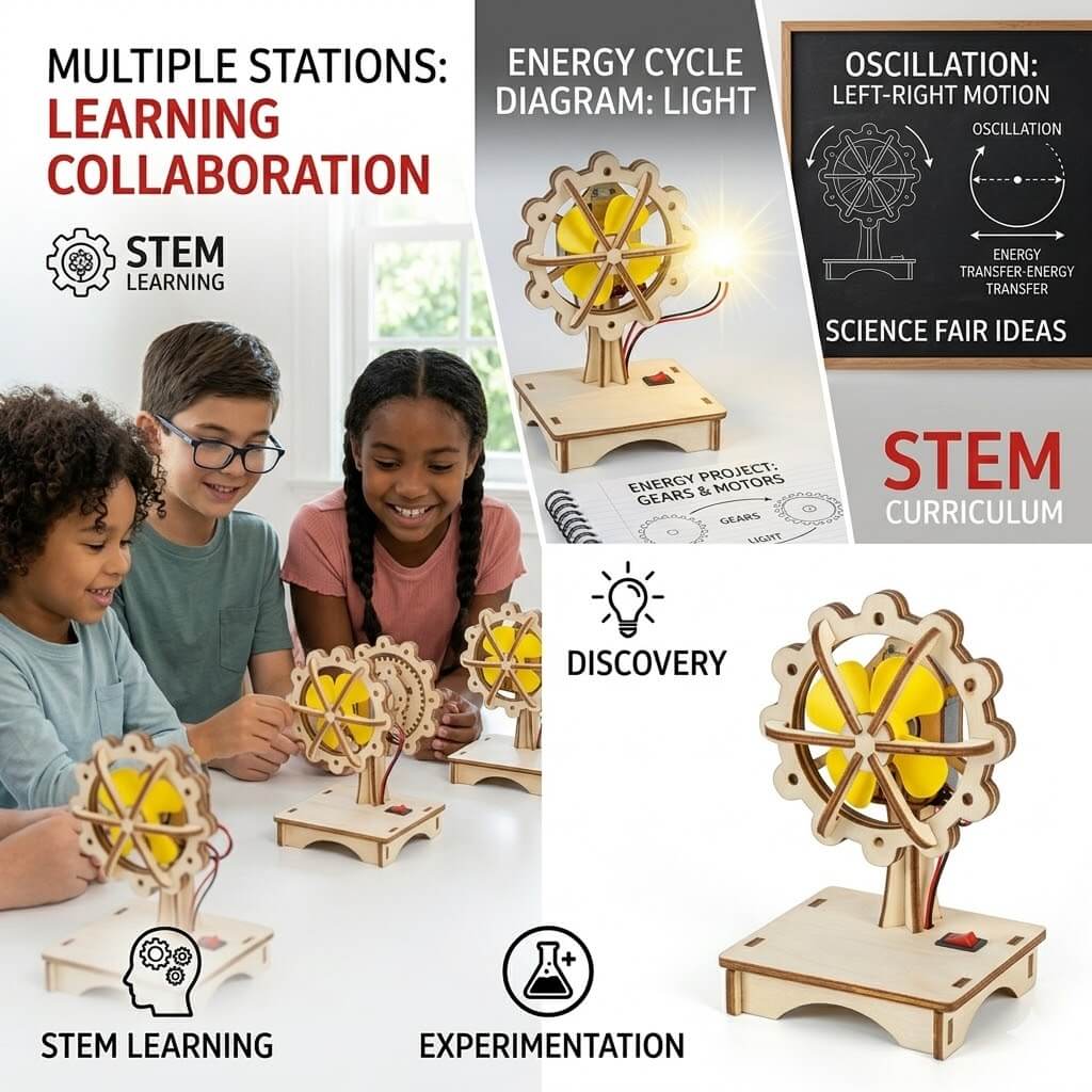 Build Your Own Moving Fan - Fun DIY STEM Kit for Kids product detail image 7