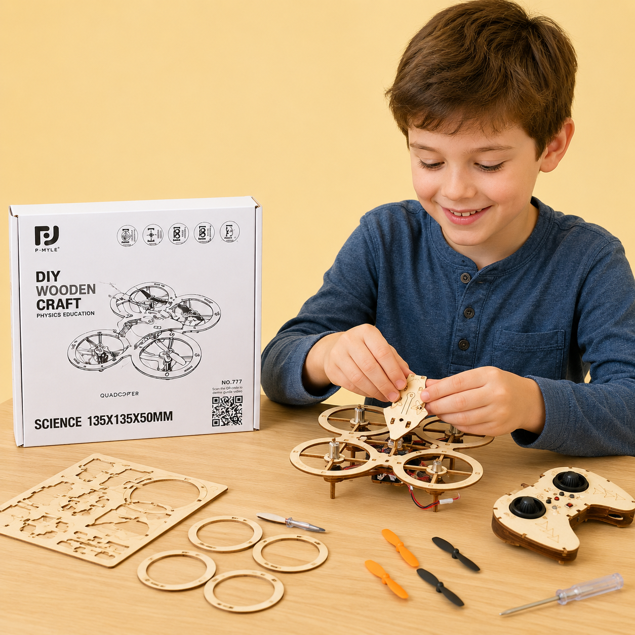 Build Your Own Flying Drone - DIY RC Quadcopter STEM Kit