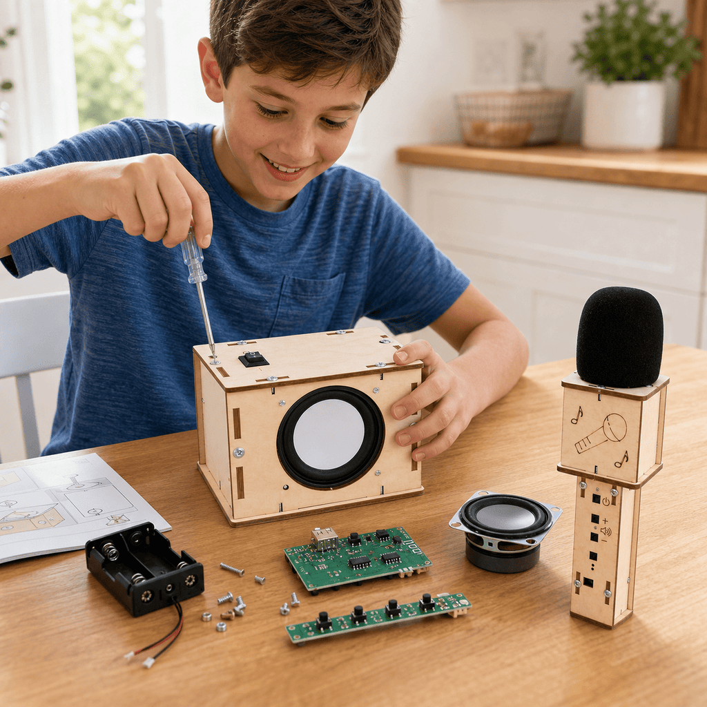 DIY Wooden Bluetooth Speaker & Microphone Kit