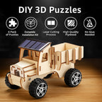 6-in-1 STEM Wooden Construction Vehicle Kit for Kids 8+ product detail image 5