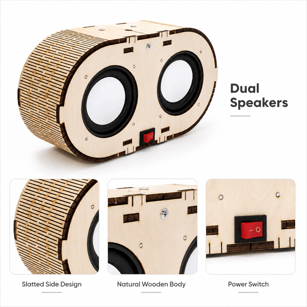 DIY Wooden Bluetooth Speaker