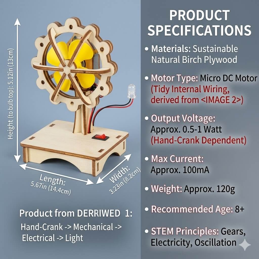 Build Your Own Moving Fan - Fun DIY STEM Kit for Kids product detail image 6