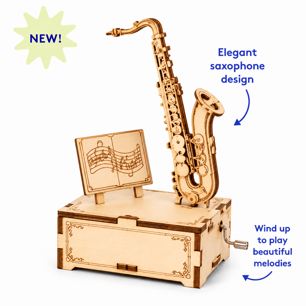4-in-1 DIY Wooden Music Box Kit