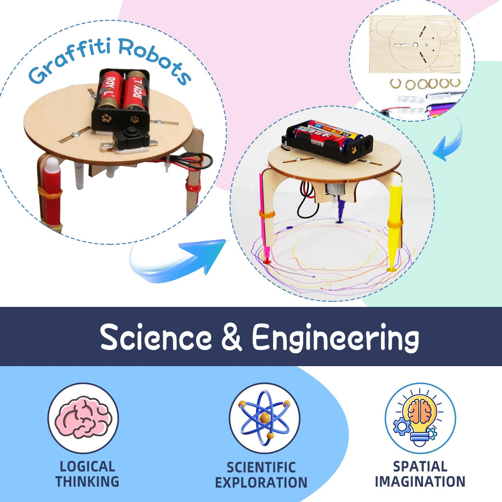 6-in-1 DIY Robot STEM Building Kit for Hands-On Learning & Creativity product detail image 4