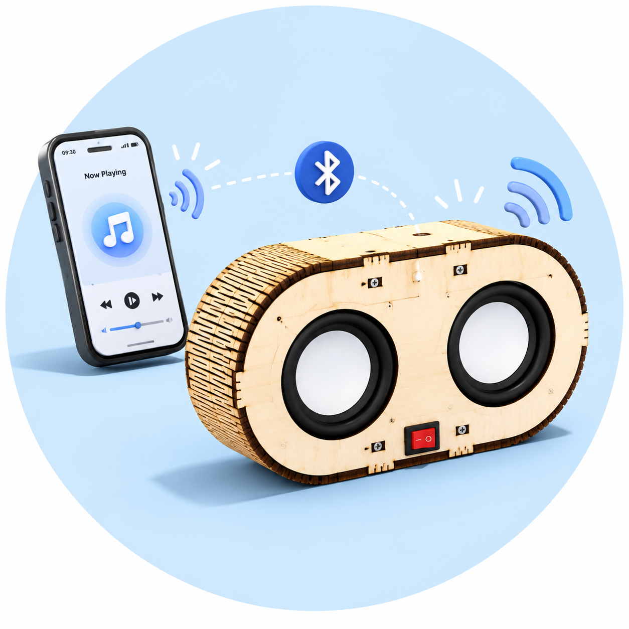 DIY Wooden Bluetooth Speaker
