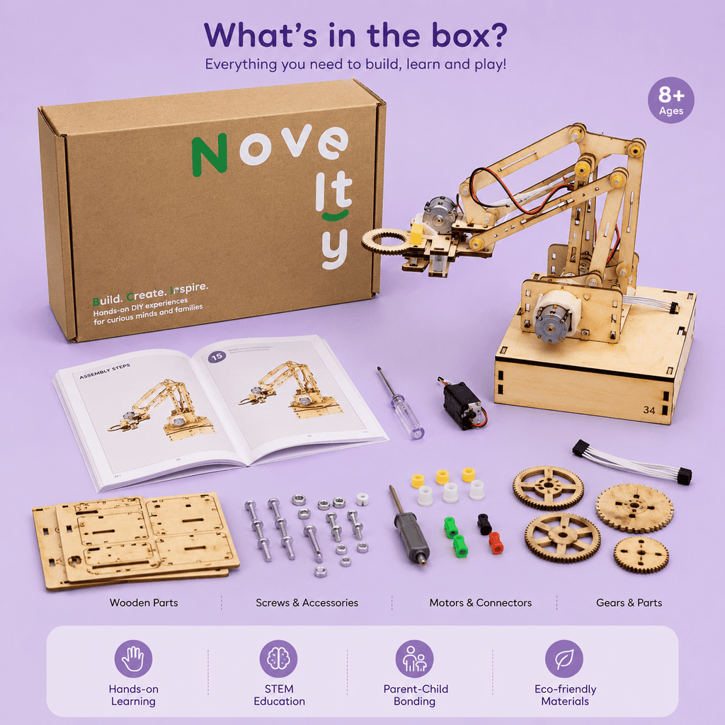 DIY Wooden Robotic Arm Kit