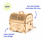 4-in-1 DIY Wooden Music Box Kit
