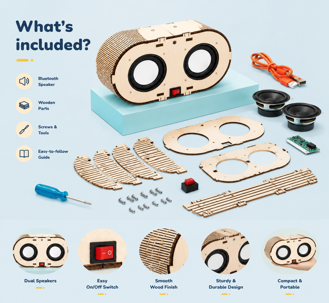 DIY Wooden Bluetooth Speaker