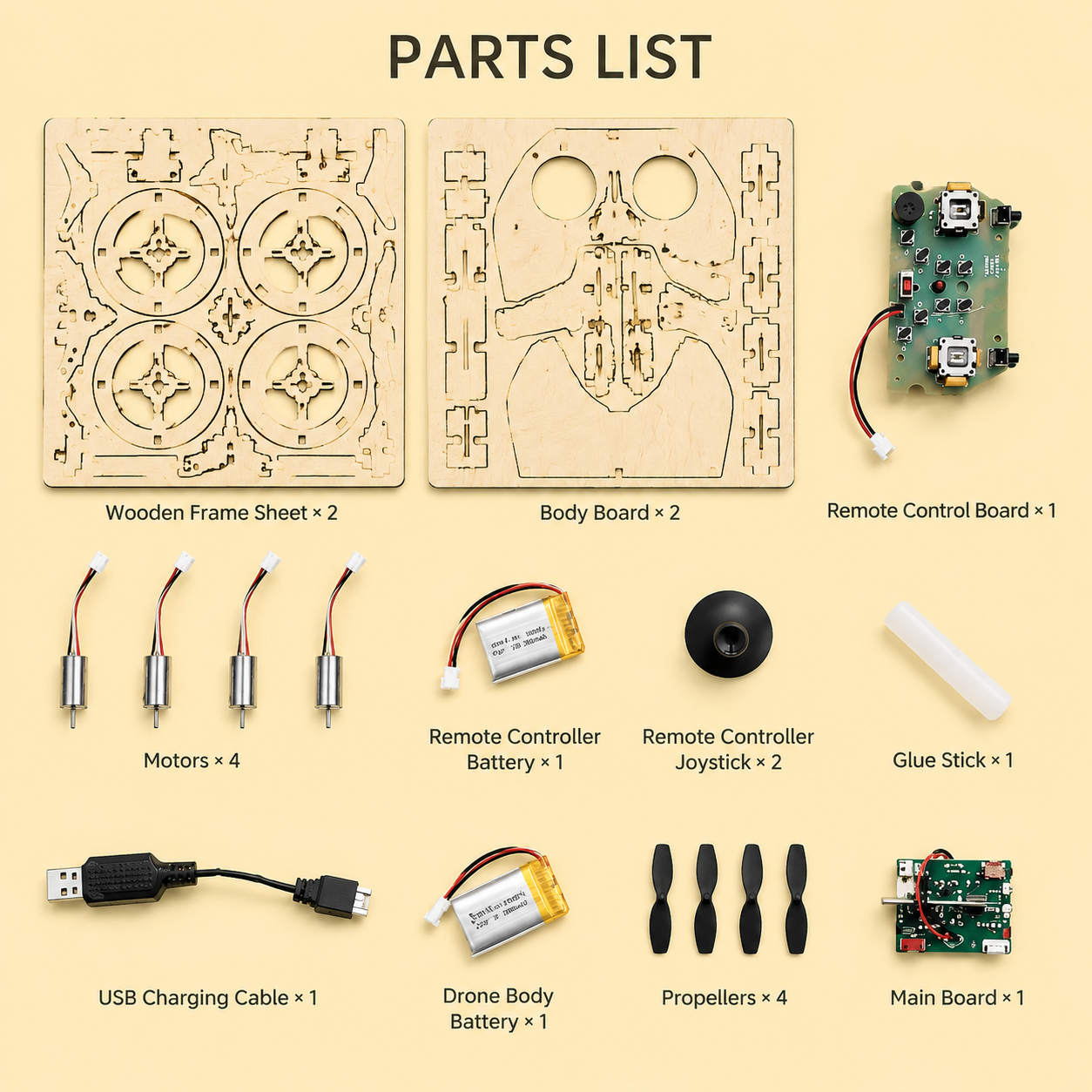 Build Your Own Flying Drone - DIY RC Quadcopter STEM Kit