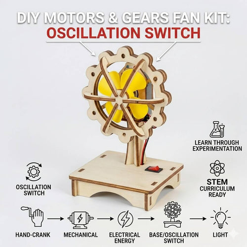 Build Your Own Moving Fan - Fun DIY STEM Kit for Kids product detail image 2