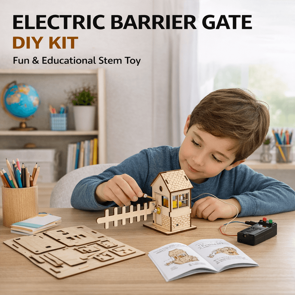 Build Your Own Electric Gate - Fun Motorized DIY STEM Kit for Kids product detail image 3