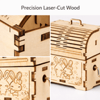 DIY Hand-Crank Wooden Music Box product detail image 6
