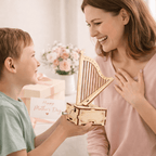 DIY Hand-Crank Wooden Music Box product detail image 7