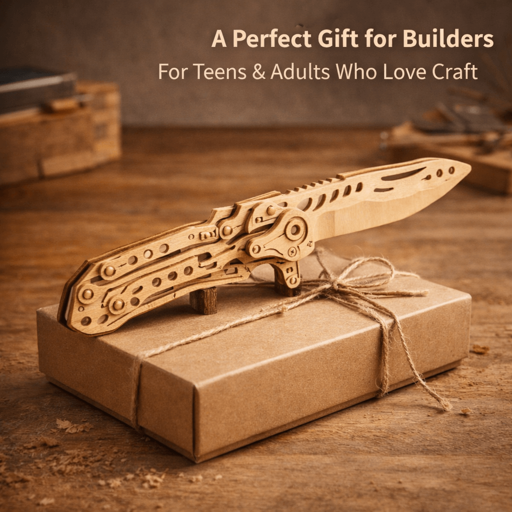 Wooden Folding Model Collection - Precision Mechanical Assembly Craft product detail image 8