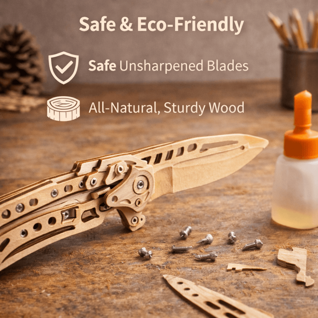 Wooden Folding Model Collection - Precision Mechanical Assembly Craft product detail image 6