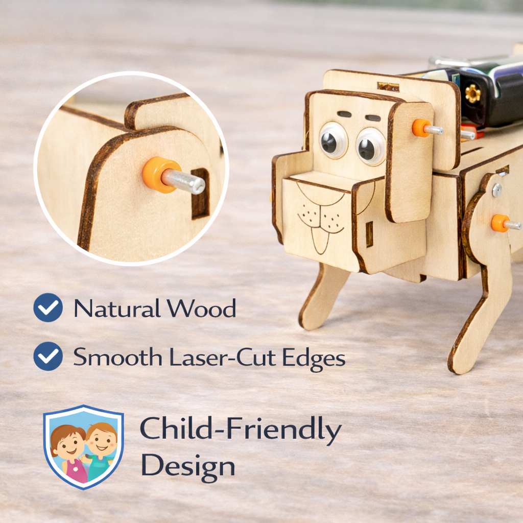 Voice-Controlled Mechanical Puppy DIY product detail image 8