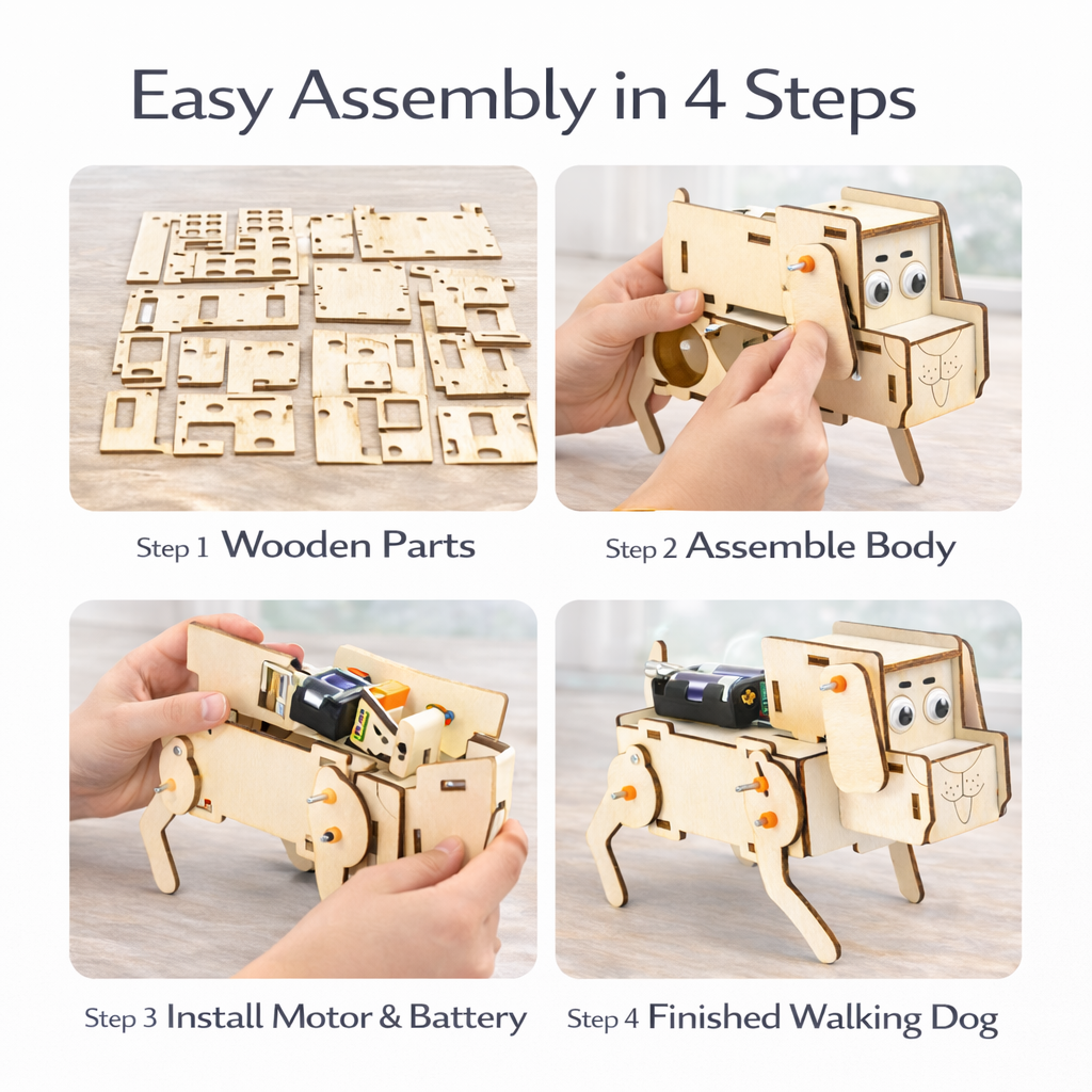 Voice-Controlled Mechanical Puppy DIY product detail image 5