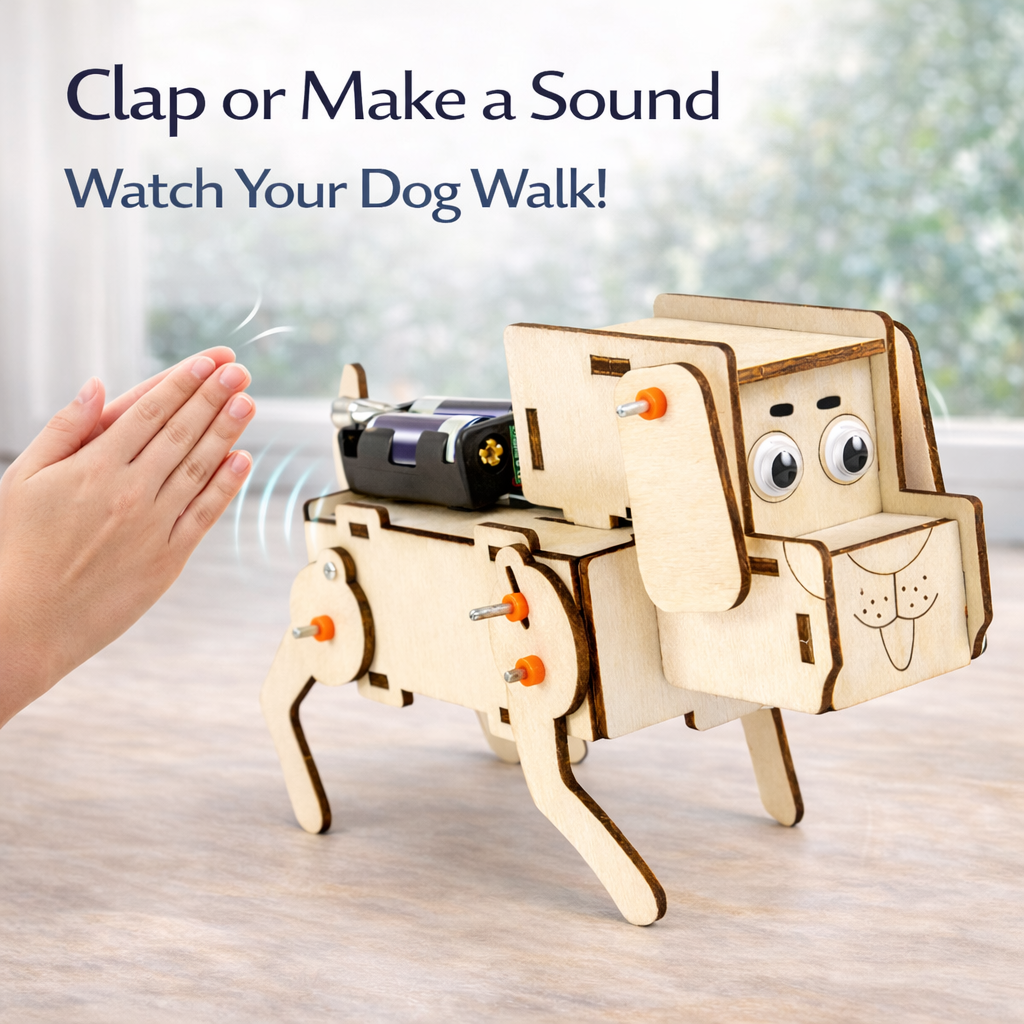 Voice-Controlled Mechanical Puppy DIY product detail image 6