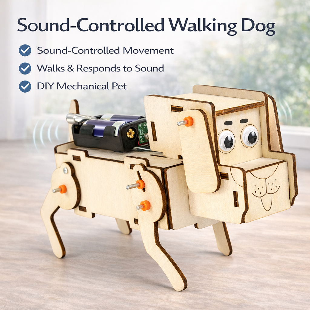 Voice-Controlled Mechanical Puppy DIY product detail image 3