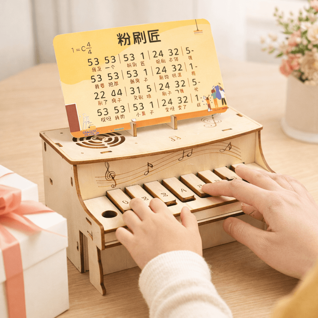 DIY Wooden Piano with Playable Keys product detail image 5
