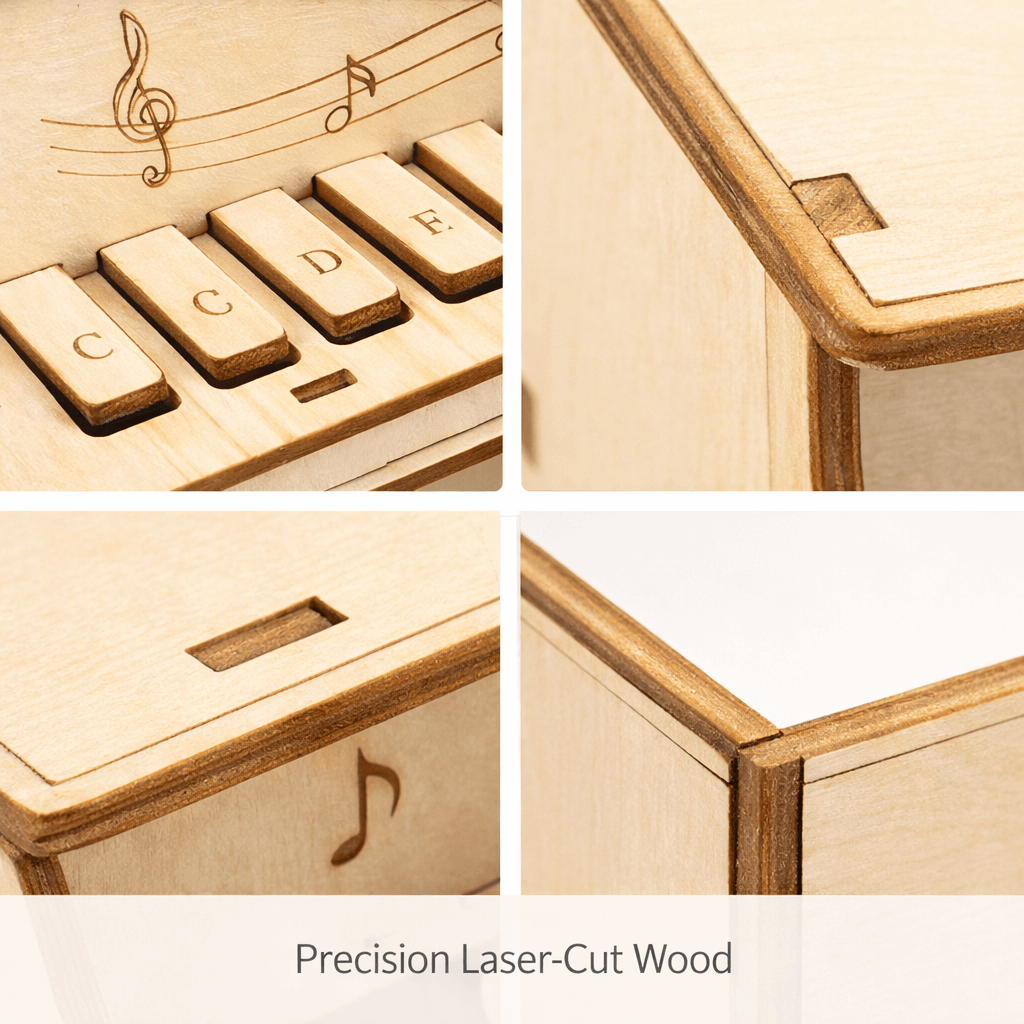 DIY Wooden Piano with Playable Keys product detail image 7