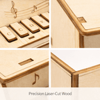 DIY Wooden Piano with Playable Keys product detail image 7