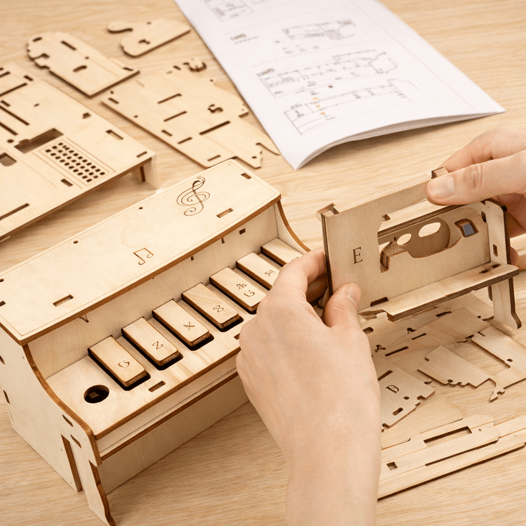 DIY Wooden Piano with Playable Keys product detail image 6
