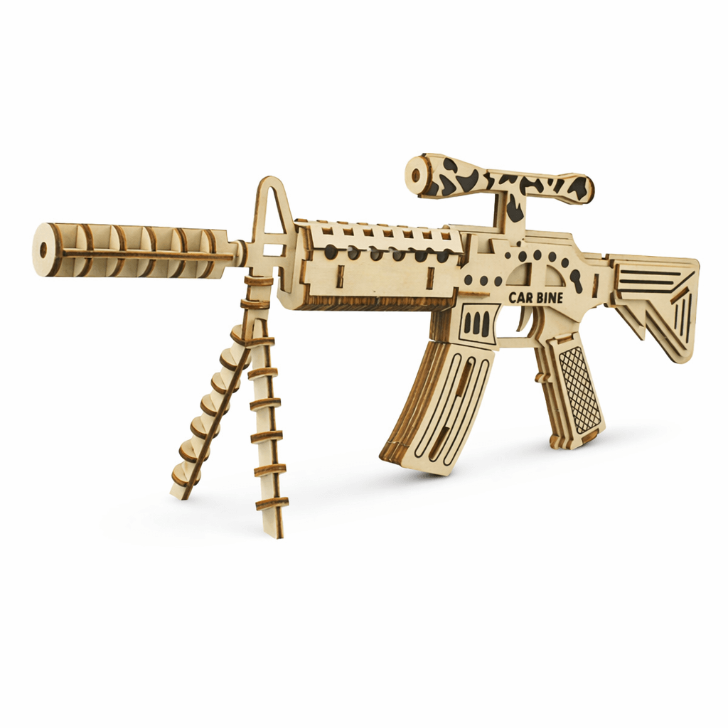 DIY Wooden Mechanical Gun Model Kit - Build & Display Collection product detail image 9