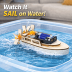 DIY Electric Paddle Boat STEM Kit - Hands-On Science Project for Kids product detail image 4