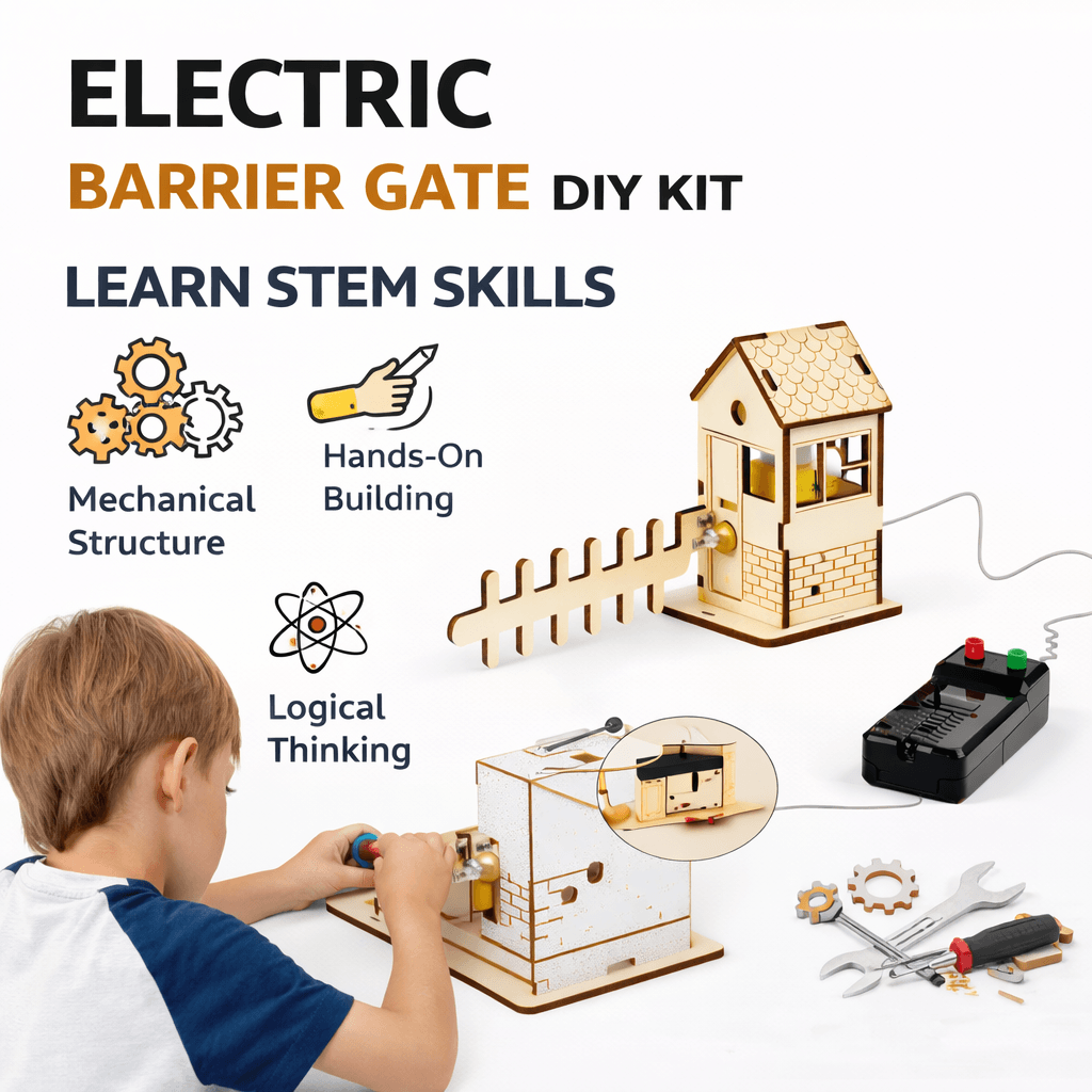 Build Your Own Electric Gate - Fun Motorized DIY STEM Kit for Kids product detail image 4