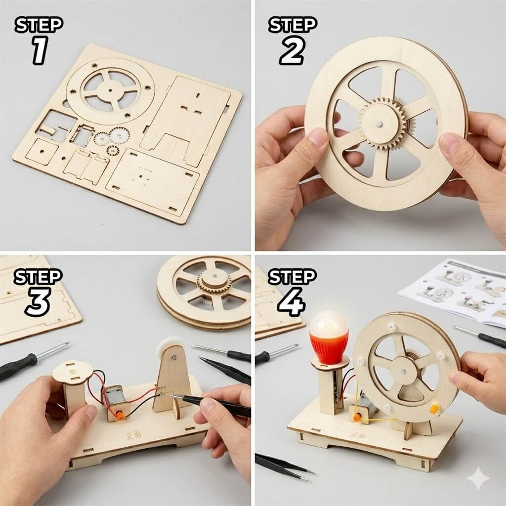 Build Your Own Solar Generator - Fun STEM Science Kit for Kids product detail image 4
