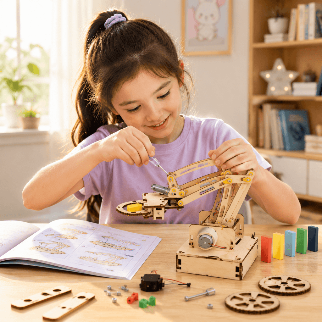 DIY Wooden Robotic Arm Kit