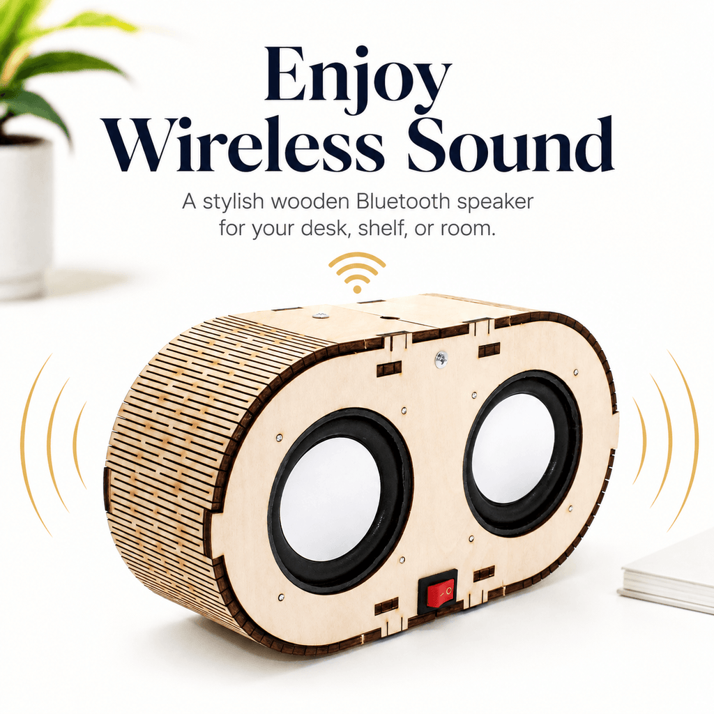 DIY Wooden Bluetooth Speaker