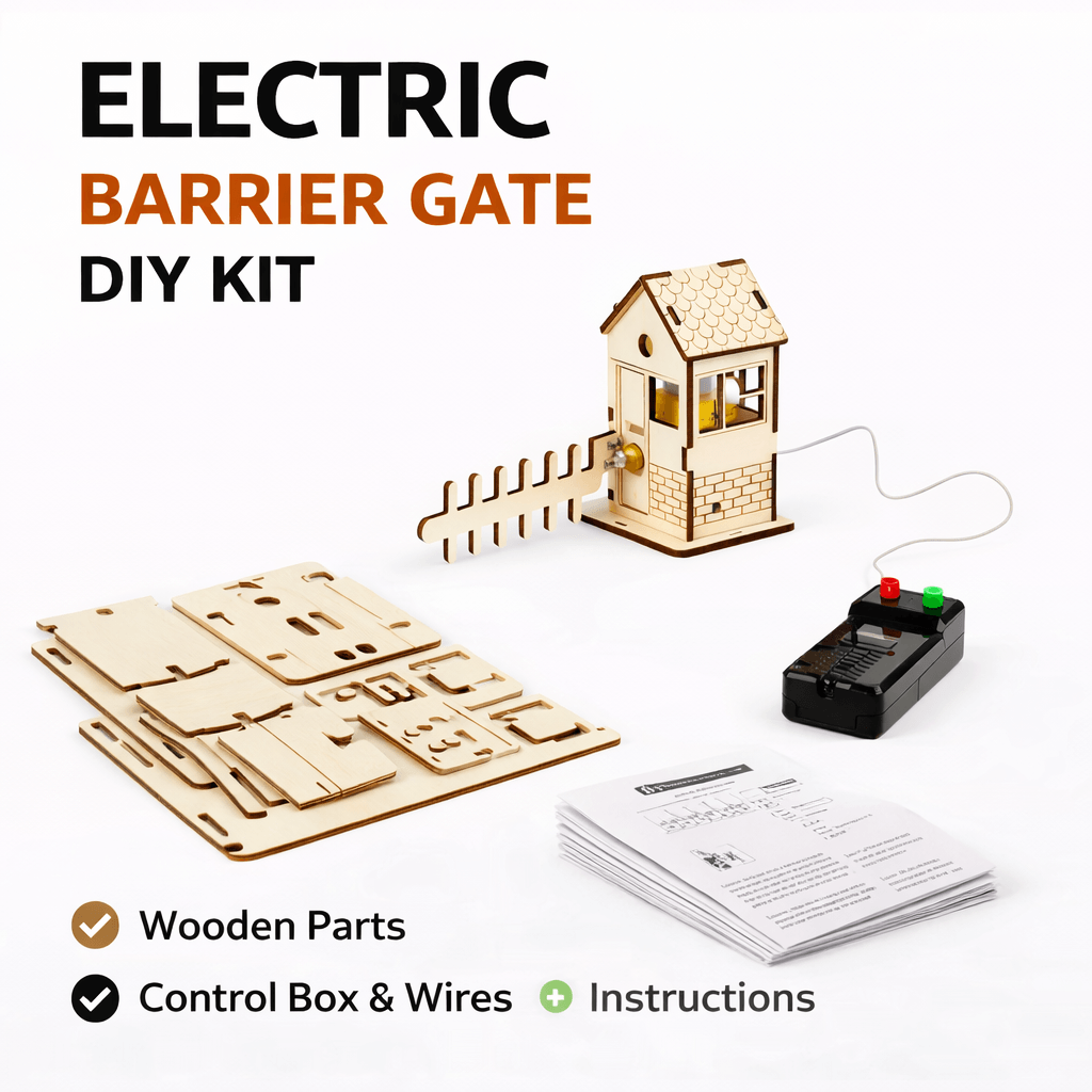 Build Your Own Electric Gate - Fun Motorized DIY STEM Kit for Kids product detail image 5