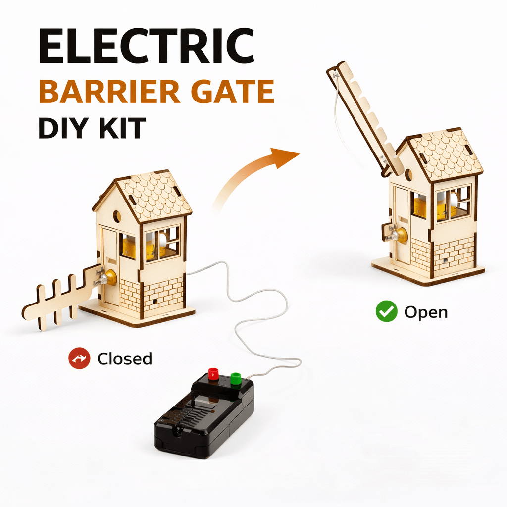 Build Your Own Electric Gate - Fun Motorized DIY STEM Kit for Kids product detail image 7