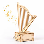 DIY Hand-Crank Wooden Music Box buildable musical project — assemble a real music mechanism, creative STEM keepsake gift for kids