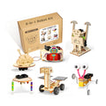 6-in-1 DIY Robot STEM building kit for kids — multi-build robotics and engineering construction set, 6 different robot models, hands-on STEM learning