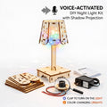 DIY Voice-Activated Night Lamp STEM electronics kit — build a clap-to-light night lamp, hands-on sound sensor and circuit building project for kids